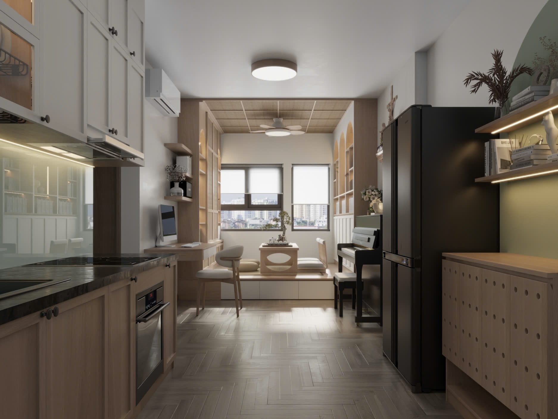 15510. نموذج Sketchup Apartment Model Download by Tran Tan (11)