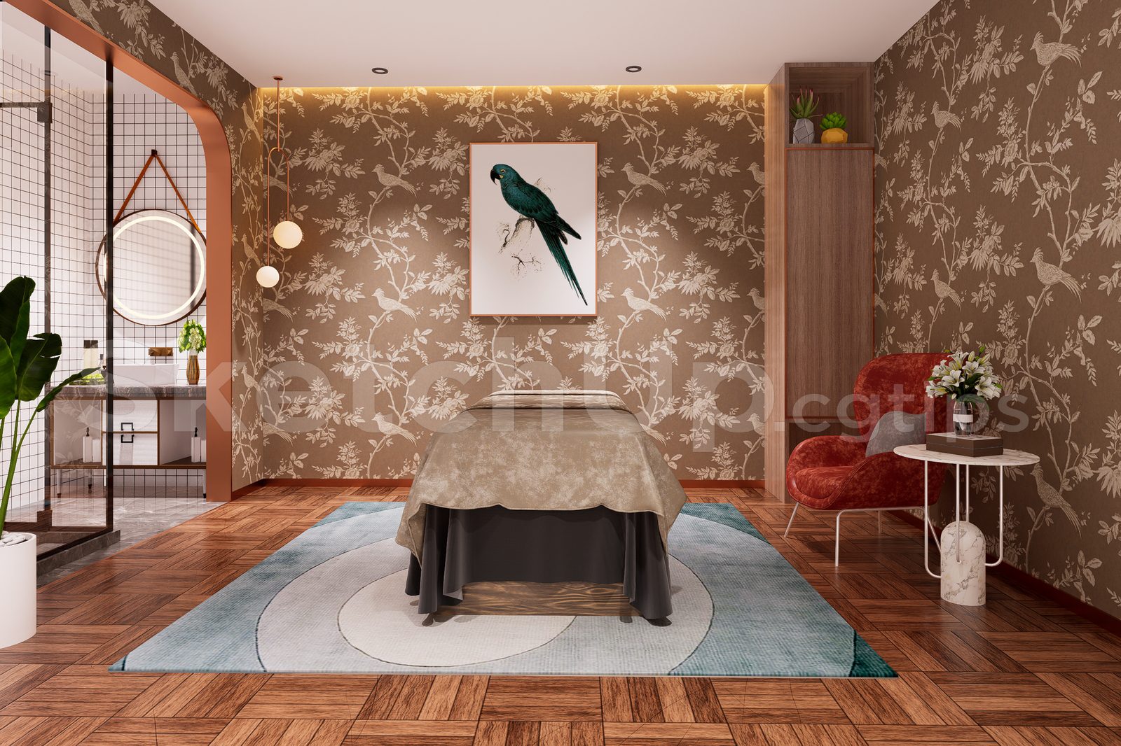 15641. تنزيل نموذج Sketchup SPA الداخلي (1)