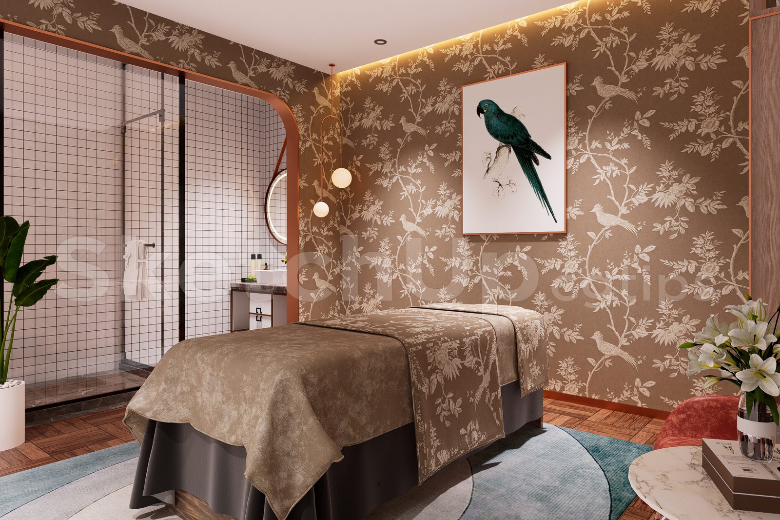 15641. تنزيل نموذج Sketchup SPA الداخلي (2)