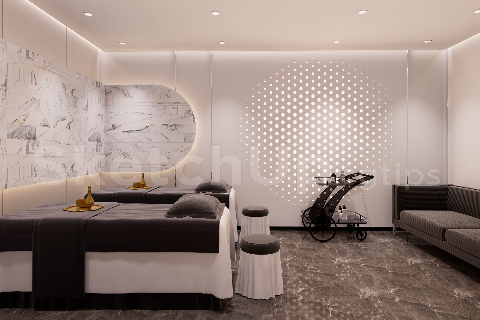 15644. تنزيل نموذج Sketchup SPA الداخلي (1)