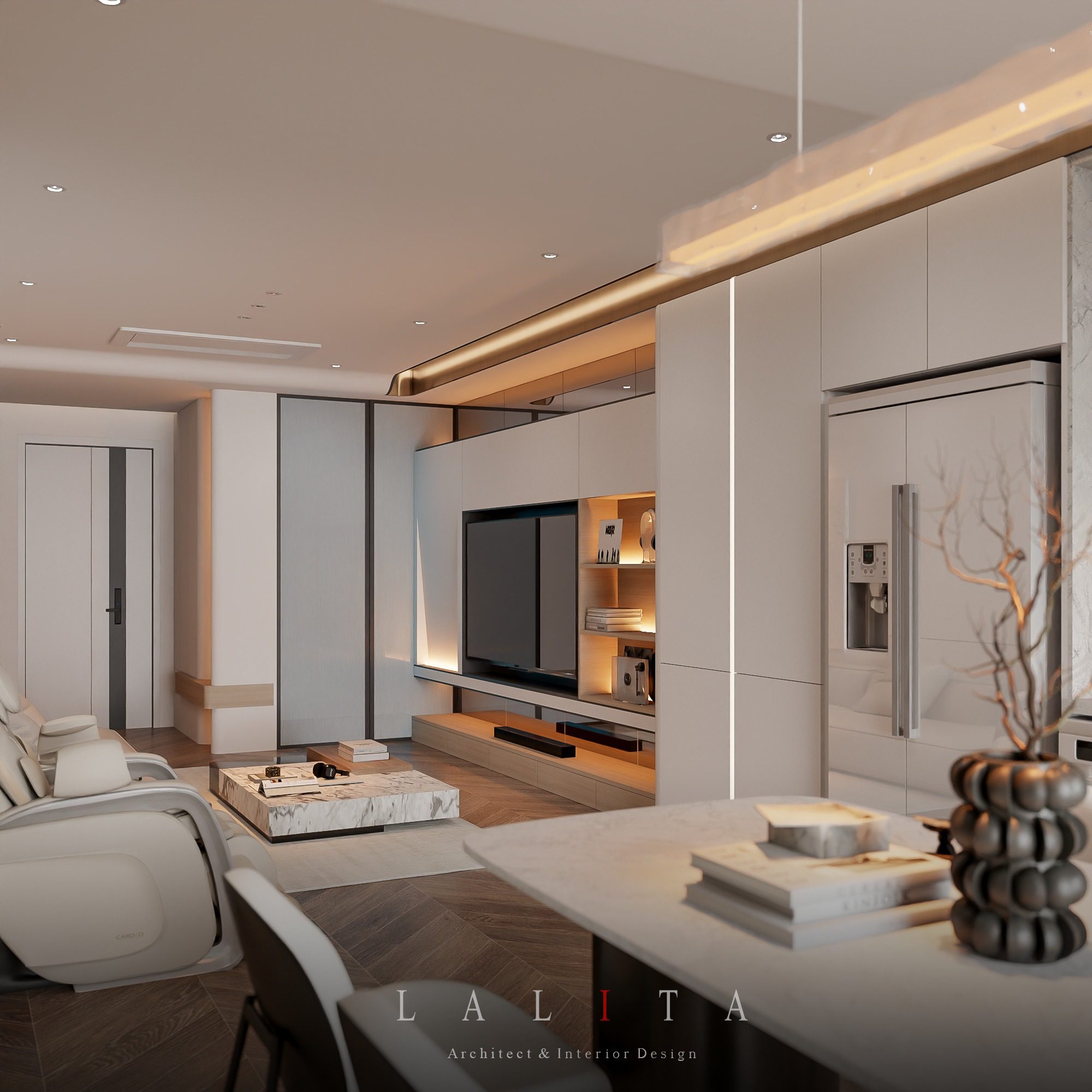 15795. Sketchup Living Room - Model Interior Model Download by Thanh Cong (10)