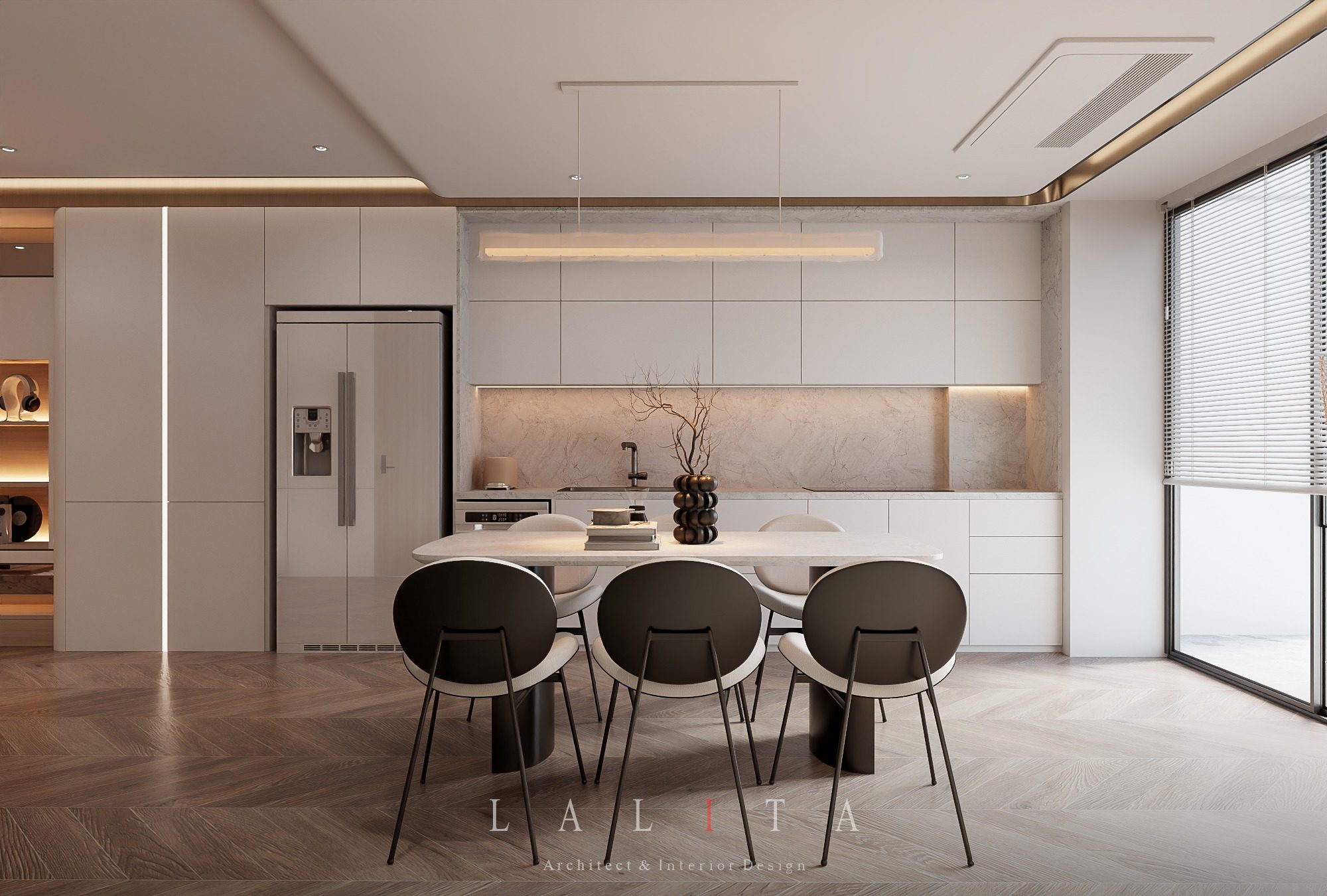 15795. Sketchup Free Room - Kitchen Interior Model Download by Thanh Cong (8)