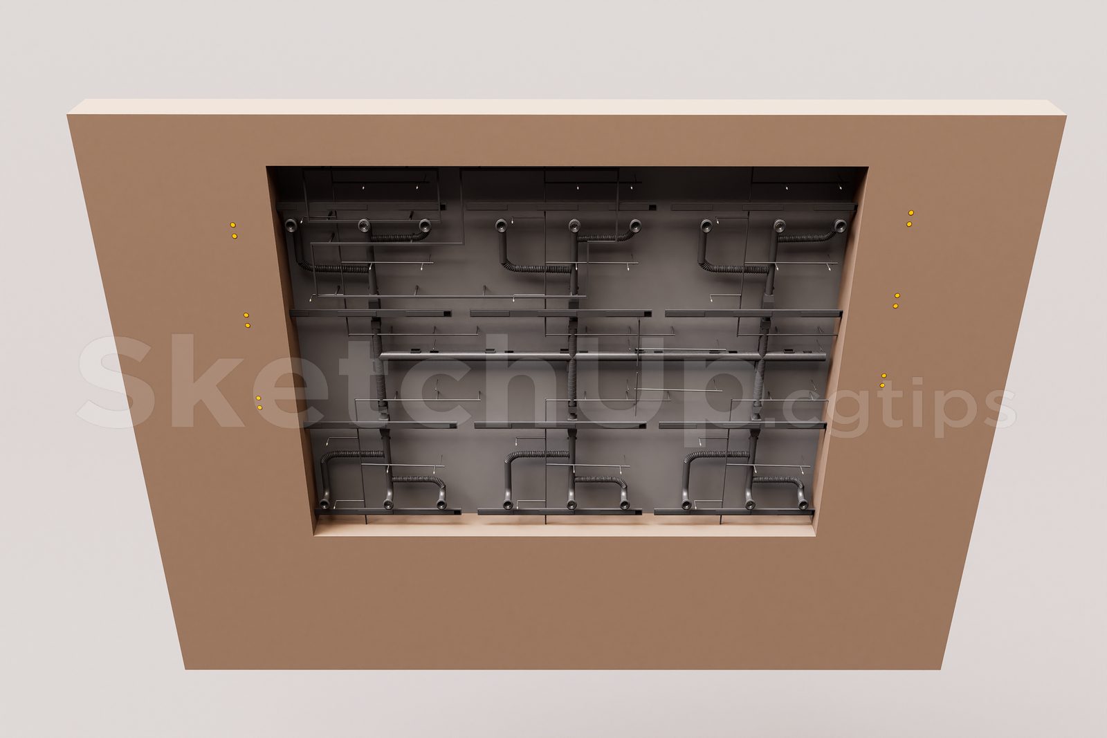 16046. نموذج Sketchup الفني (Trần kỹ thuật) تنزيل (1)