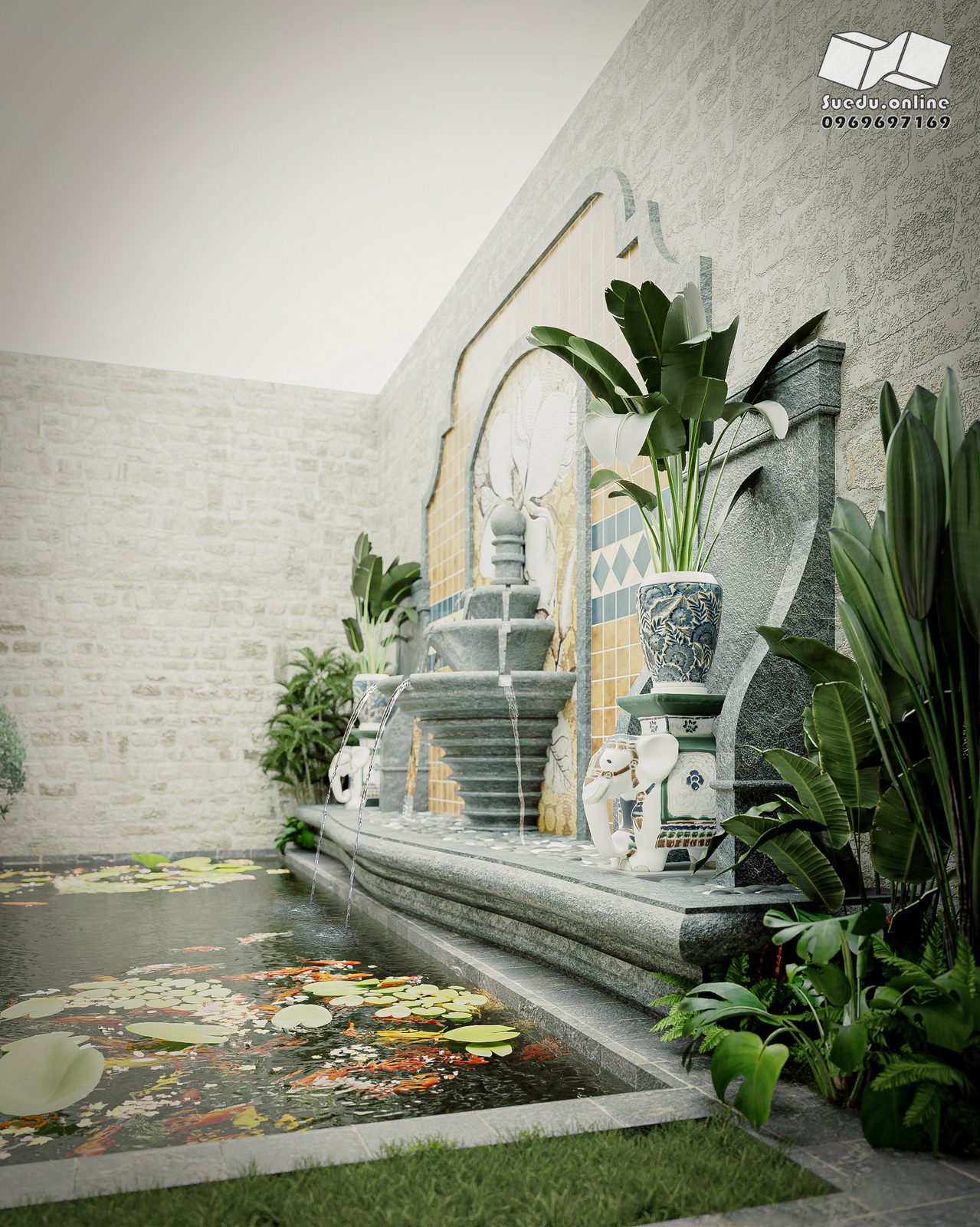 20363. رسم مرسم مجاني غرفة المعيشة الداخلية النموذج الداخلي بواسطة Phan Thuc (24)