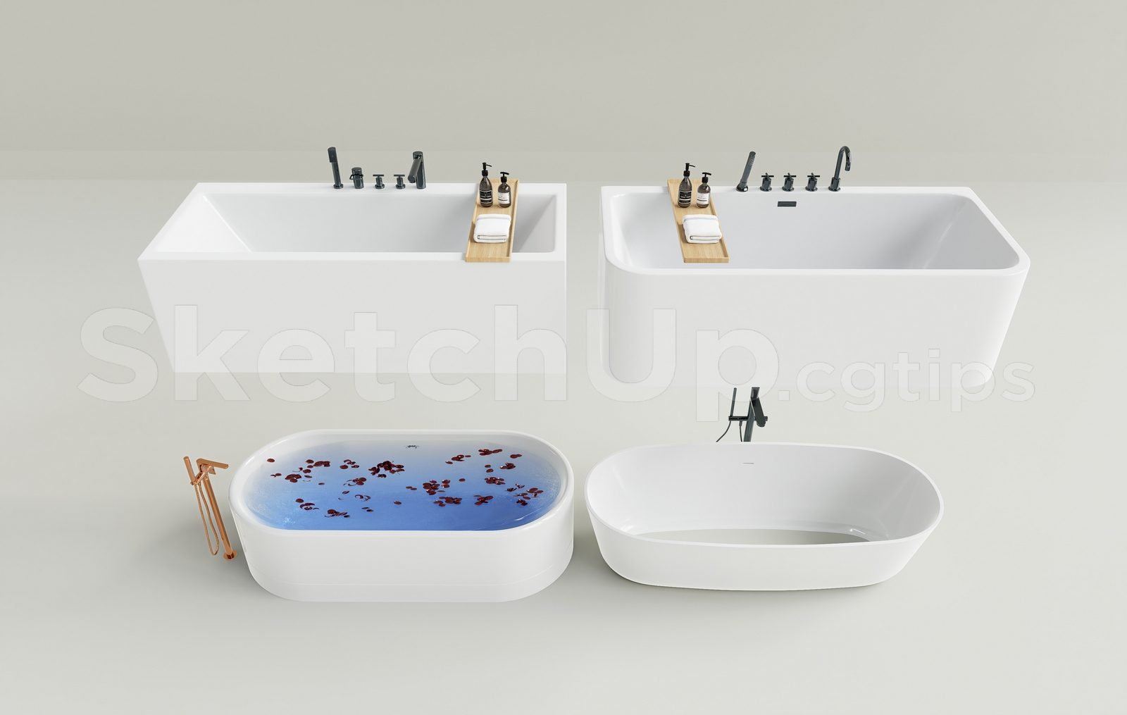 16182. تنزيل نموذج الحمام المجاني Sketchup (1)