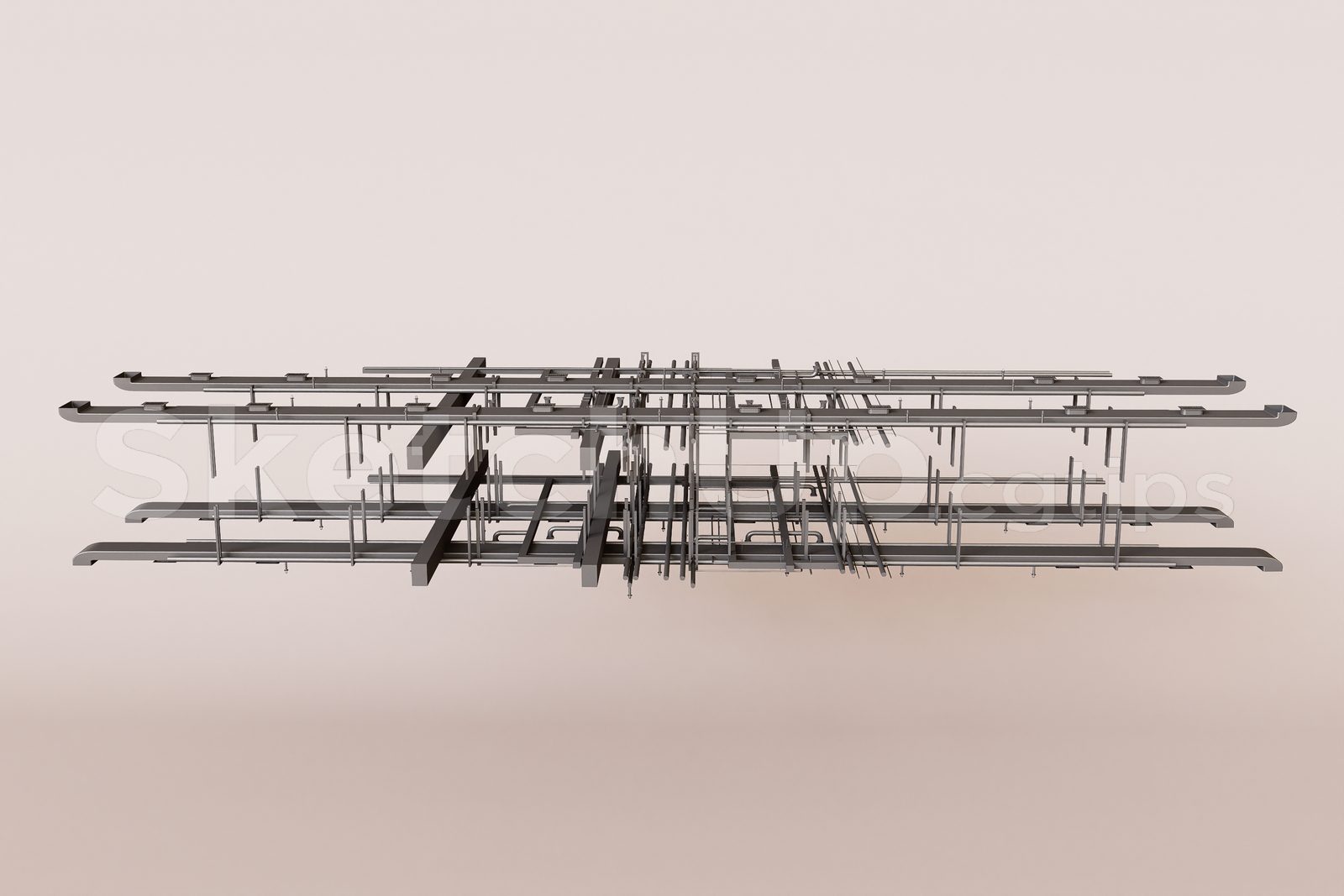 16358. نموذج Sketchup الفني (Trần kỹ thuật) تنزيل (2)