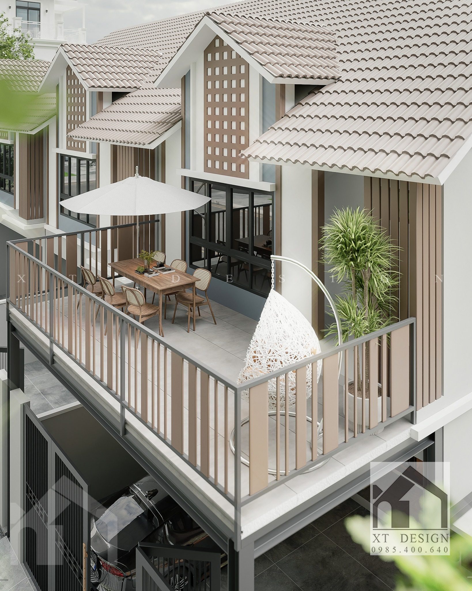 16397. نموذج Sketchup House النموذج الخارجي تنزيل بواسطة Nguyen Xuan Truong (10)