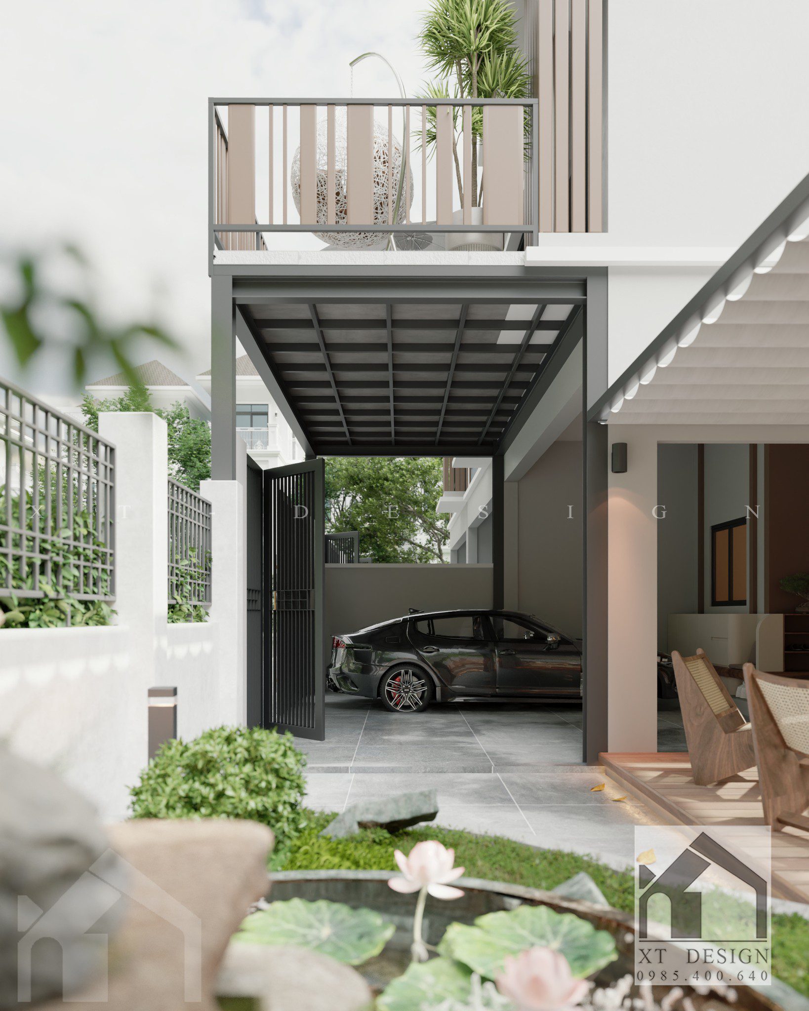 16397. نموذج Sketchup House النموذج الخارجي تنزيل بواسطة Nguyen Xuan Truong (11)