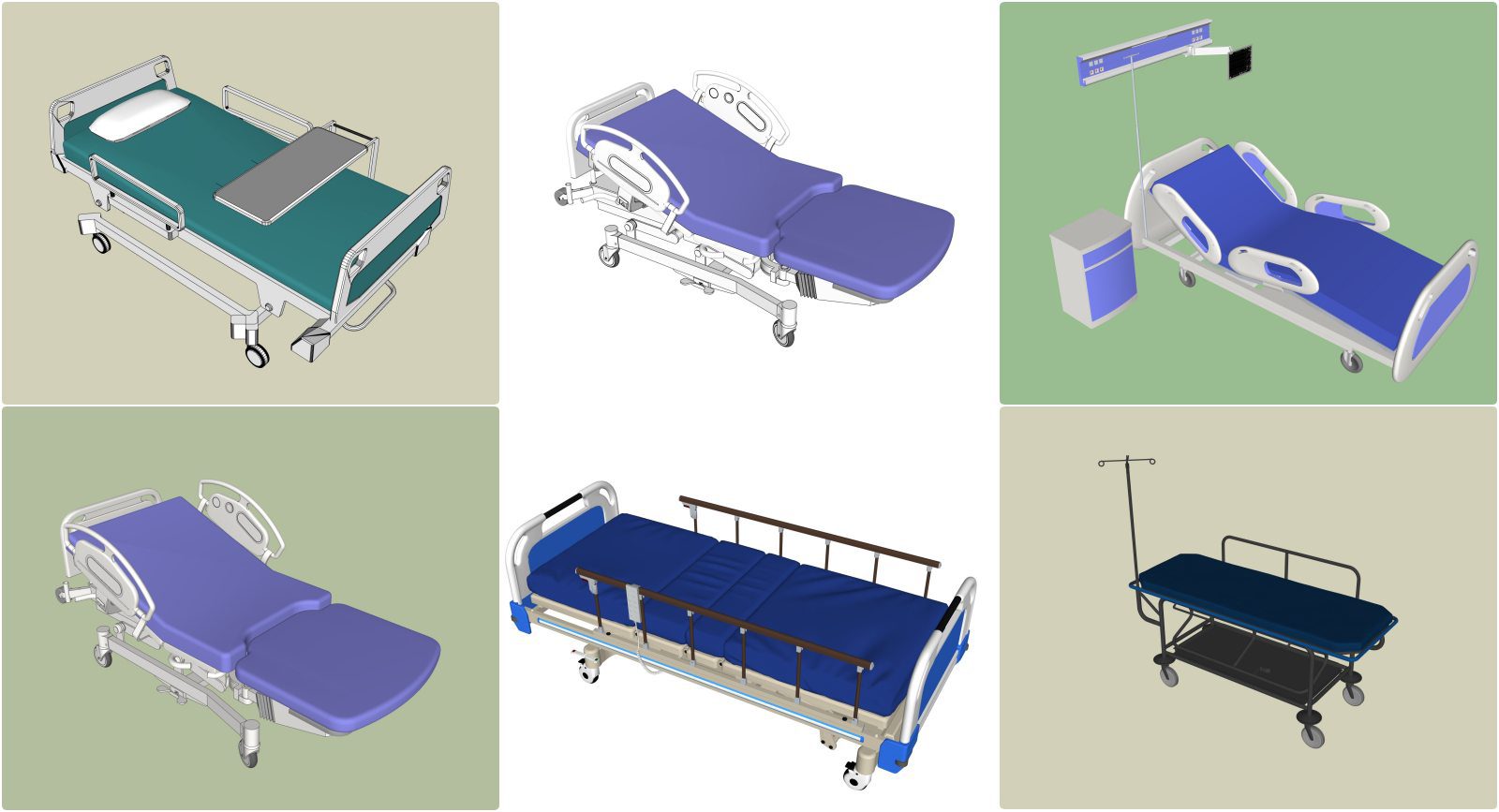 20473. تنزيل نماذج مستشفيات Sketchup Freed