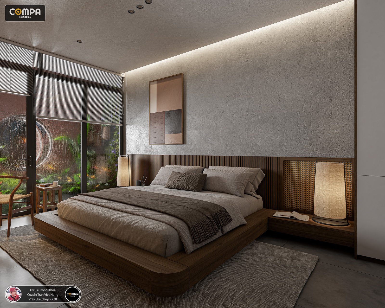 20480. Sketchup Modern Villa Model Model Download by Tran Viet Hung (21)