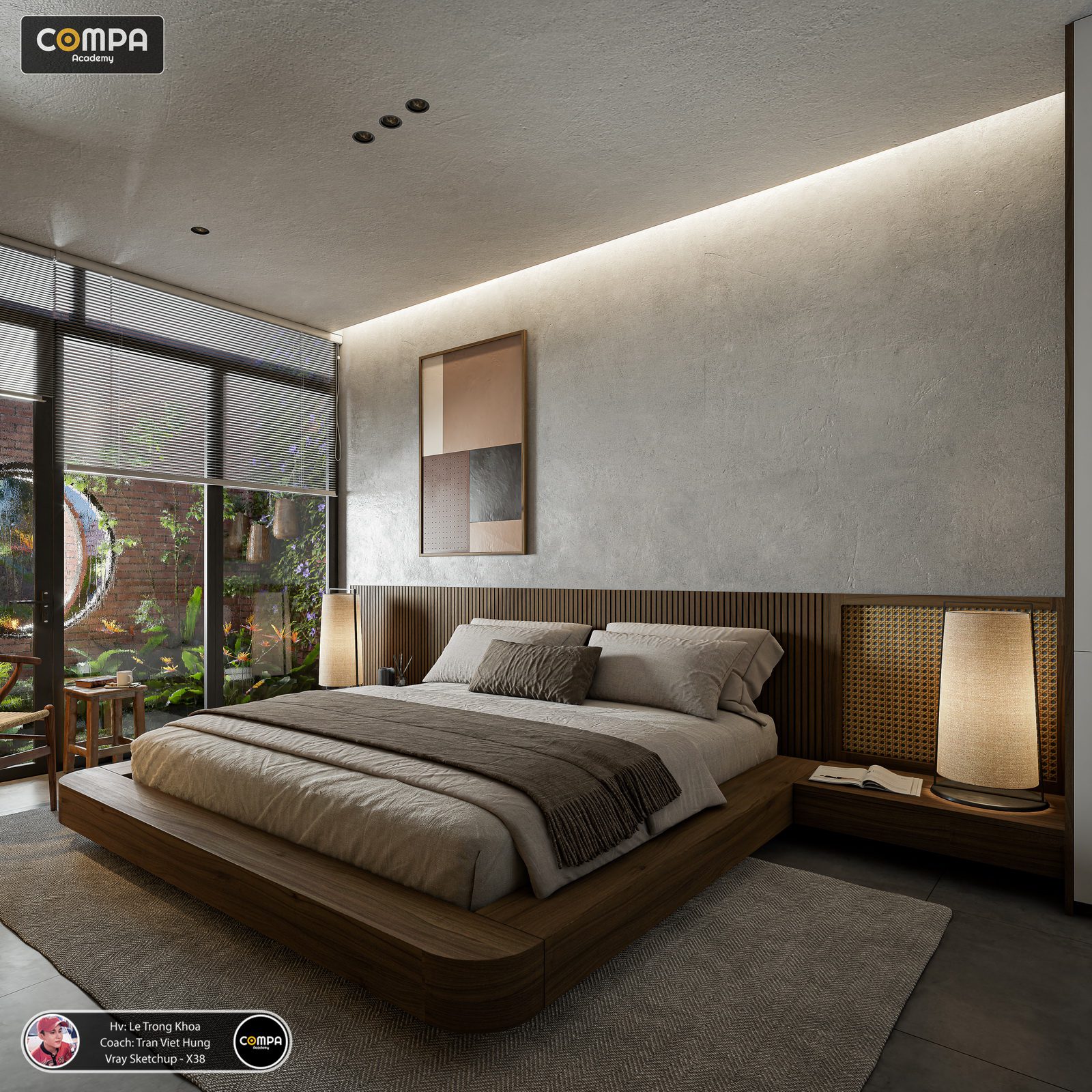 20480. Sketchup Modern Villa Model Model Download by Tran Viet Hung (22)