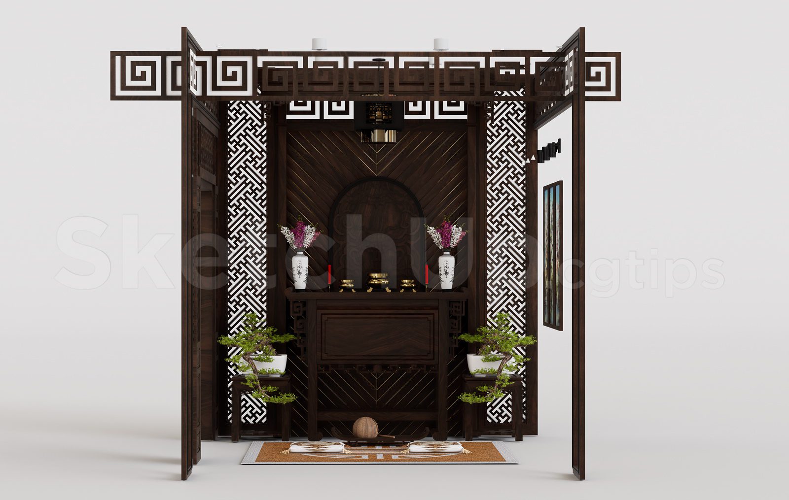 20514. تنزيل طراز مذبح Sketchup المجاني