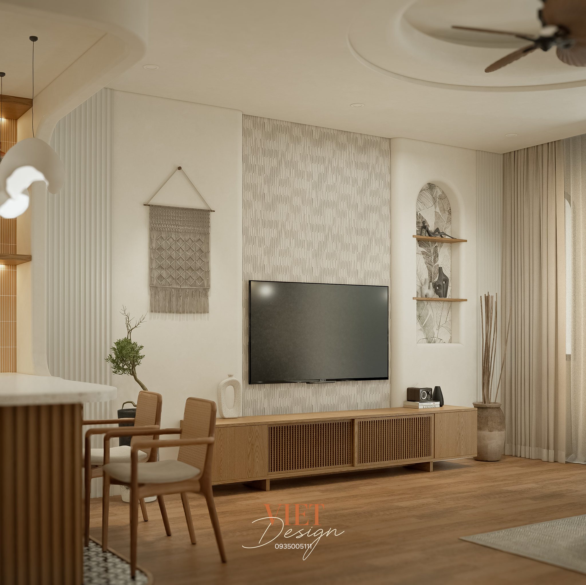 16592. Sketchup Free Living Room- Model Interior Model Download by Viet Ho (2)