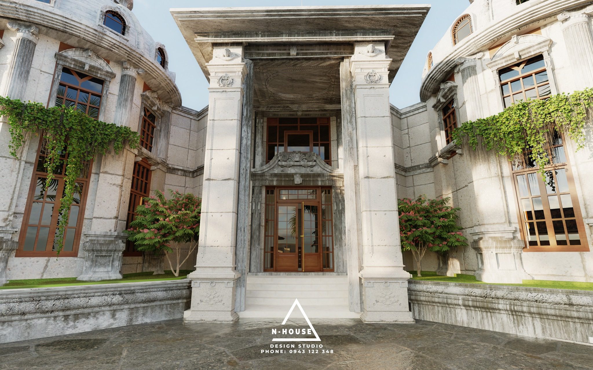 16623. تنزيل نموذج خارجي في Villa Sketchup Villa (4)