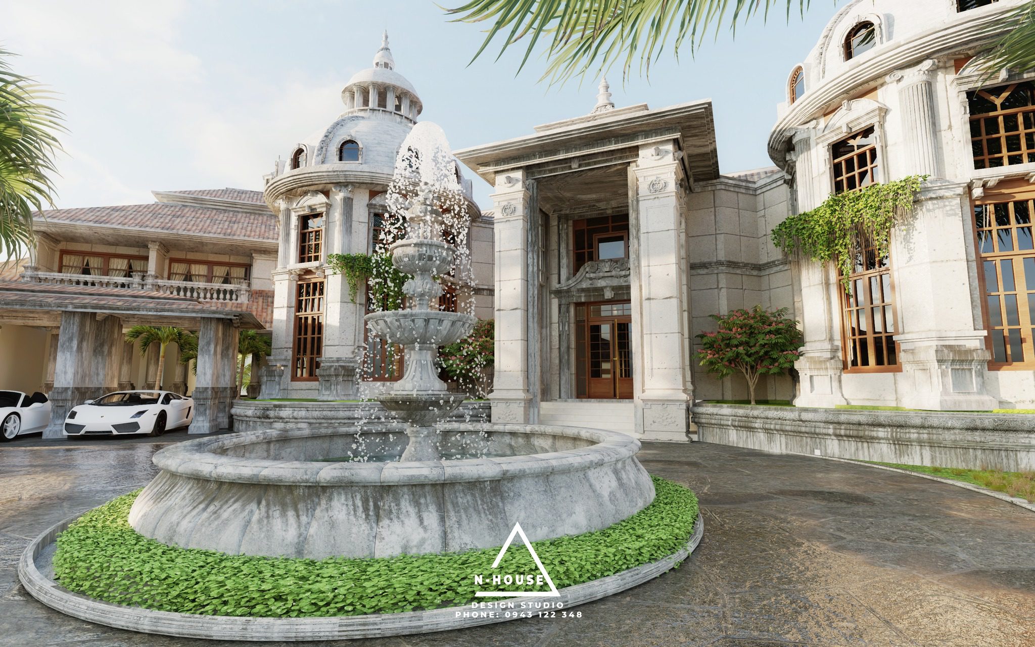 16623. تنزيل نموذج خارجي في Villa Sketchup Villa (7)