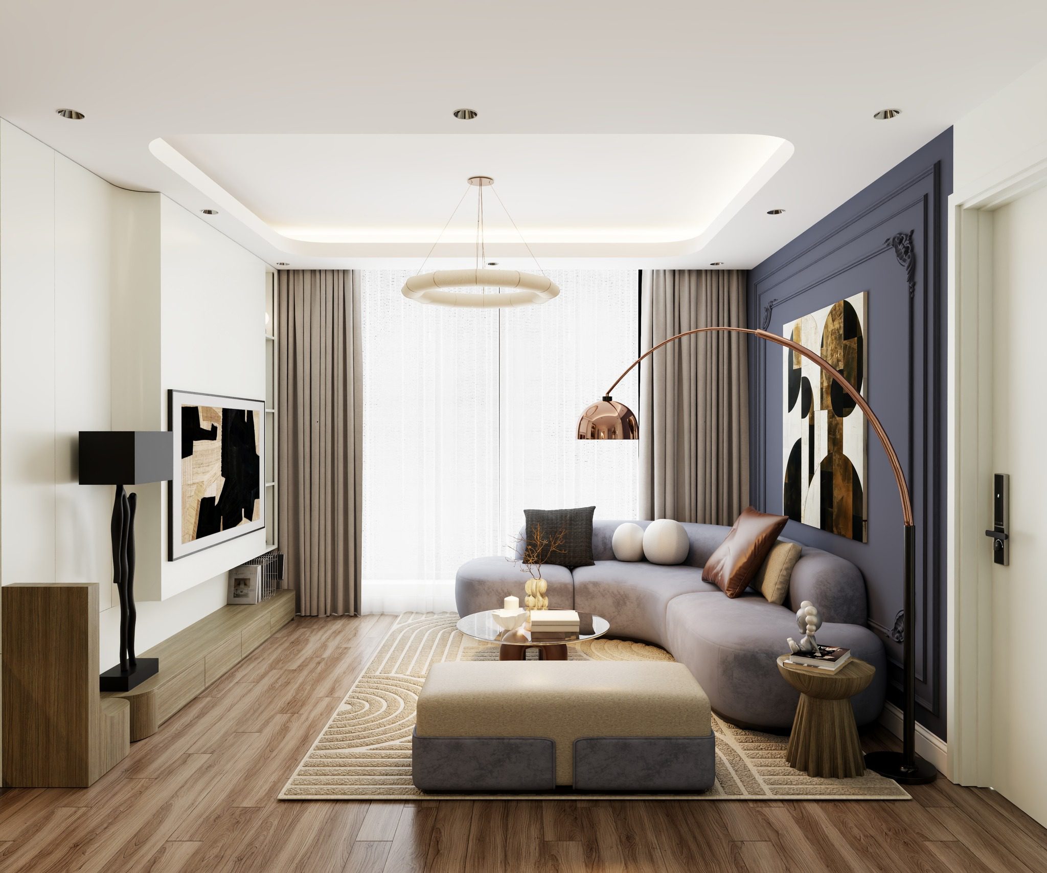 16653. Sketchup Free Living Room Model Download by Hung Duong Do (1)