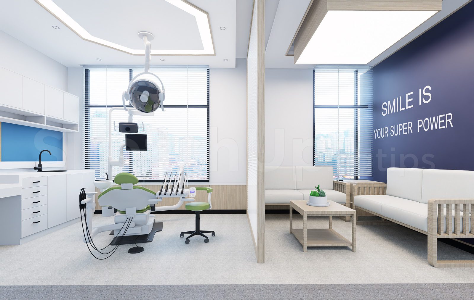 20532. Sketchup Dental Clinic Indior Model Download (4)