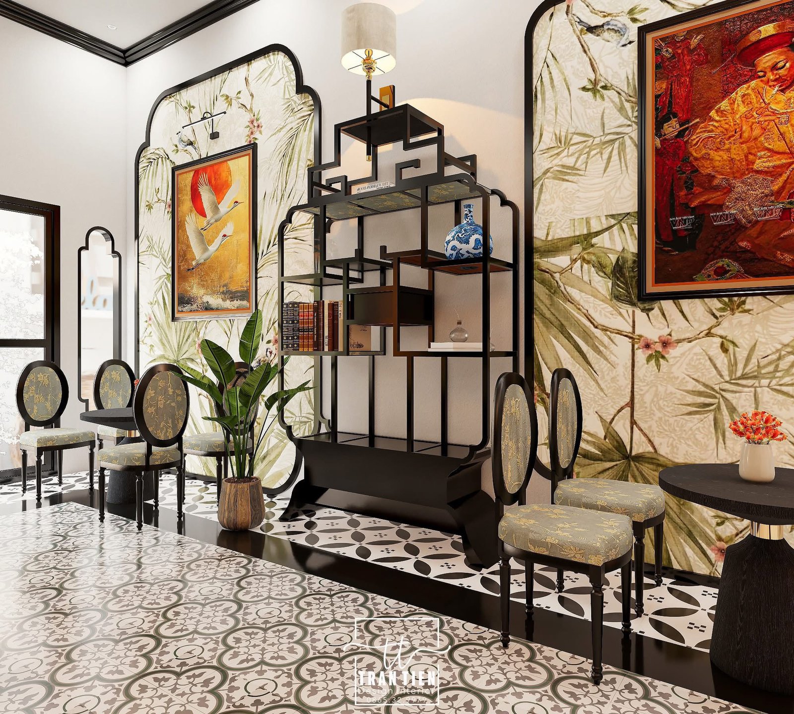 17034. Sketchup Free Coffee Room Model Download by Tran Tien (5)
