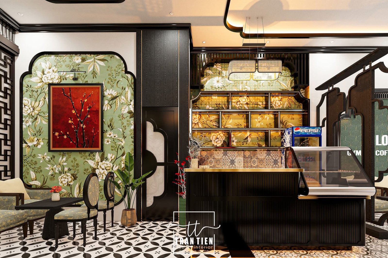 17034. Sketchup Free Coffee Room Model Download by Tran Tien (8)