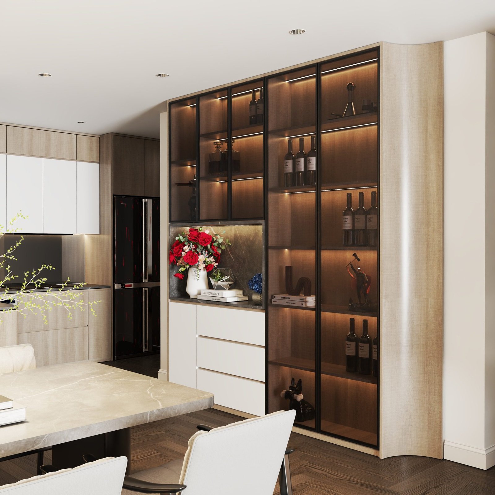 17070. Sketchup Free Room - Kitchen Interior Model Download by Hung Doong Do (10)