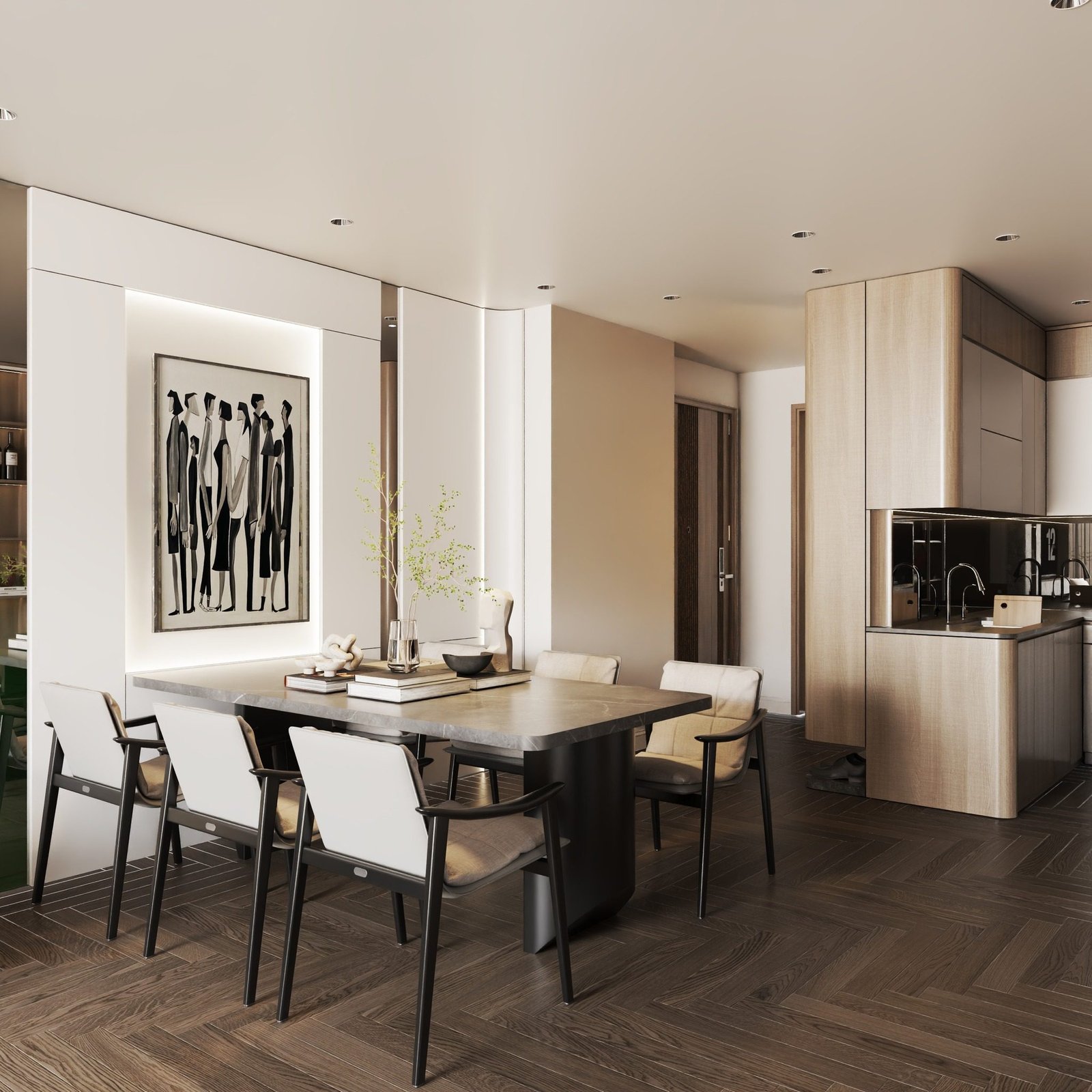 17070. Sketchup Free Room - Kitchen Interior Model Download by Hung Doong Do (9)