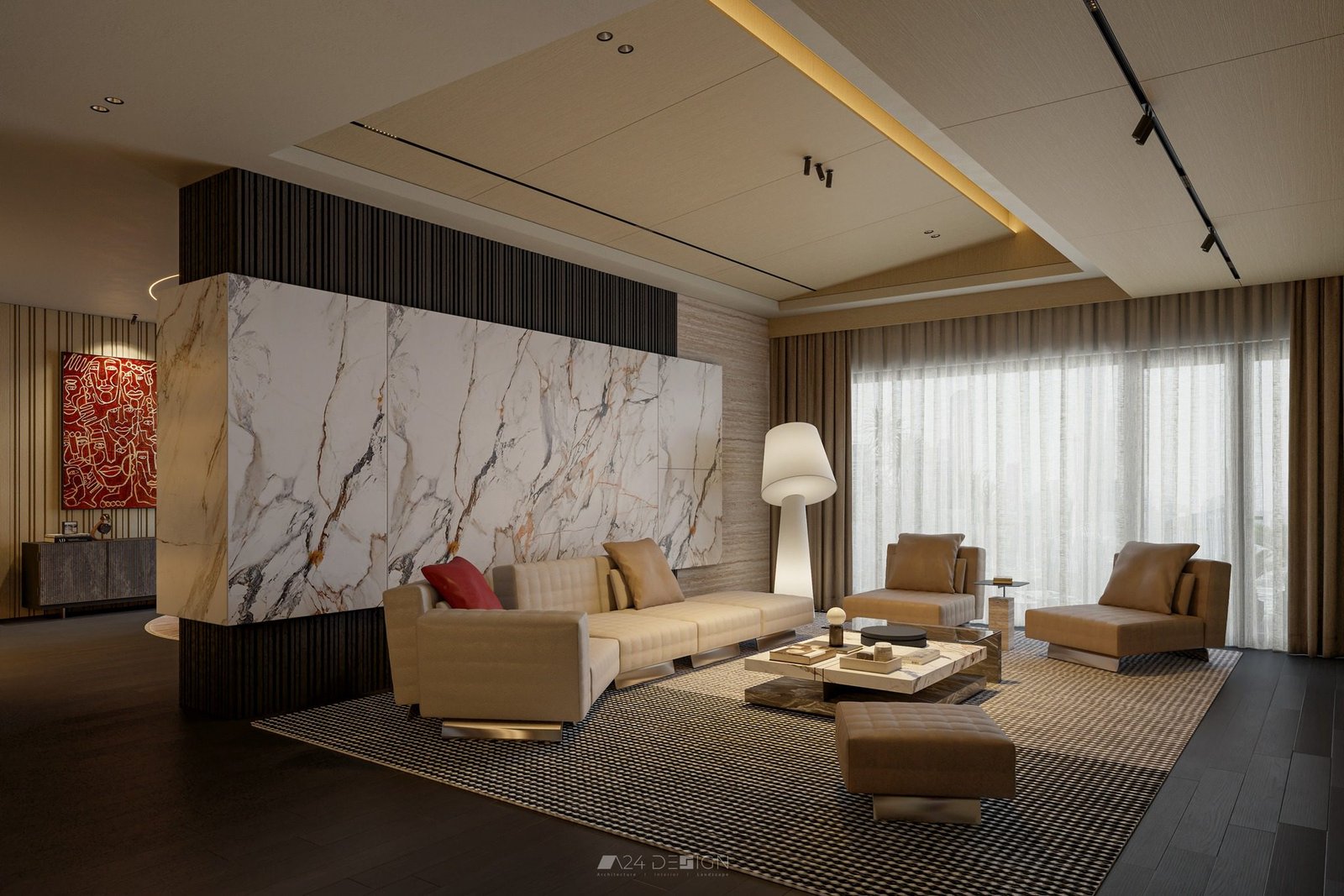 17175. نموذج Sketchup Apartment Model Interior Model by to tien vu (2)