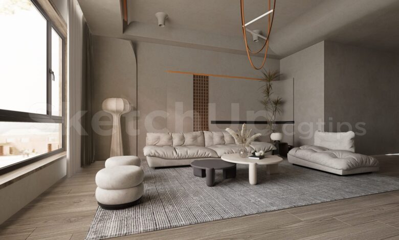 15835. Sketchup Sketchup Room Interior Model Download (2)