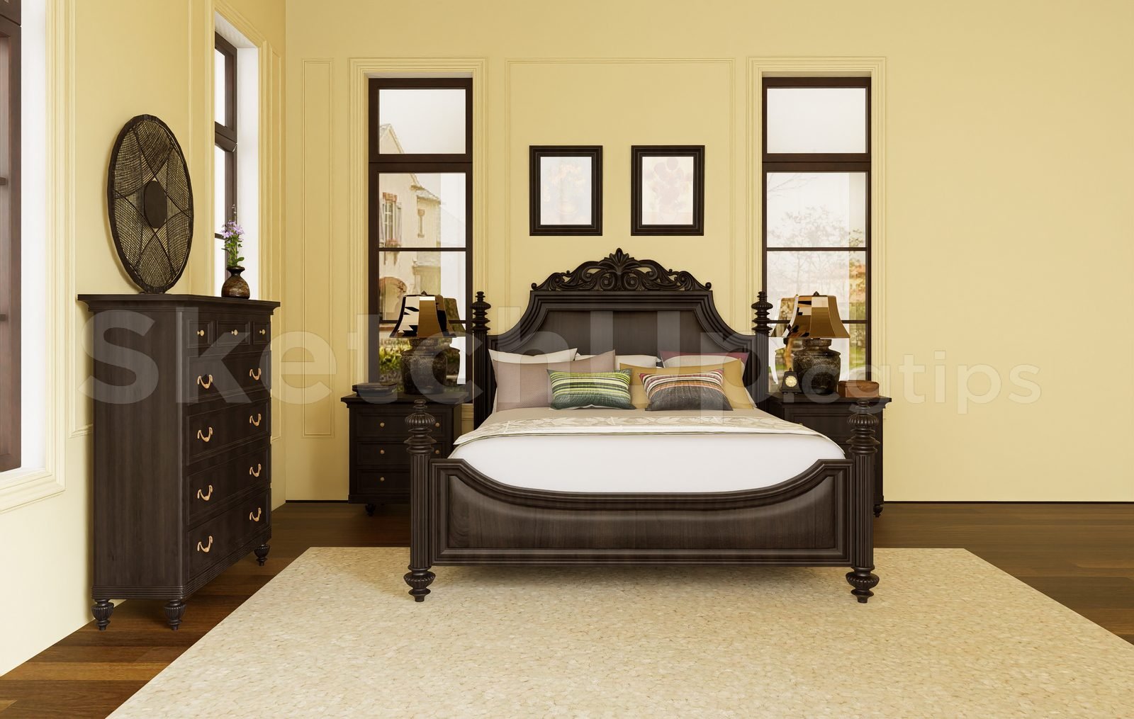 15908. تنزيل طراز غرفة نوم مجاني من غرفة نوم (1)