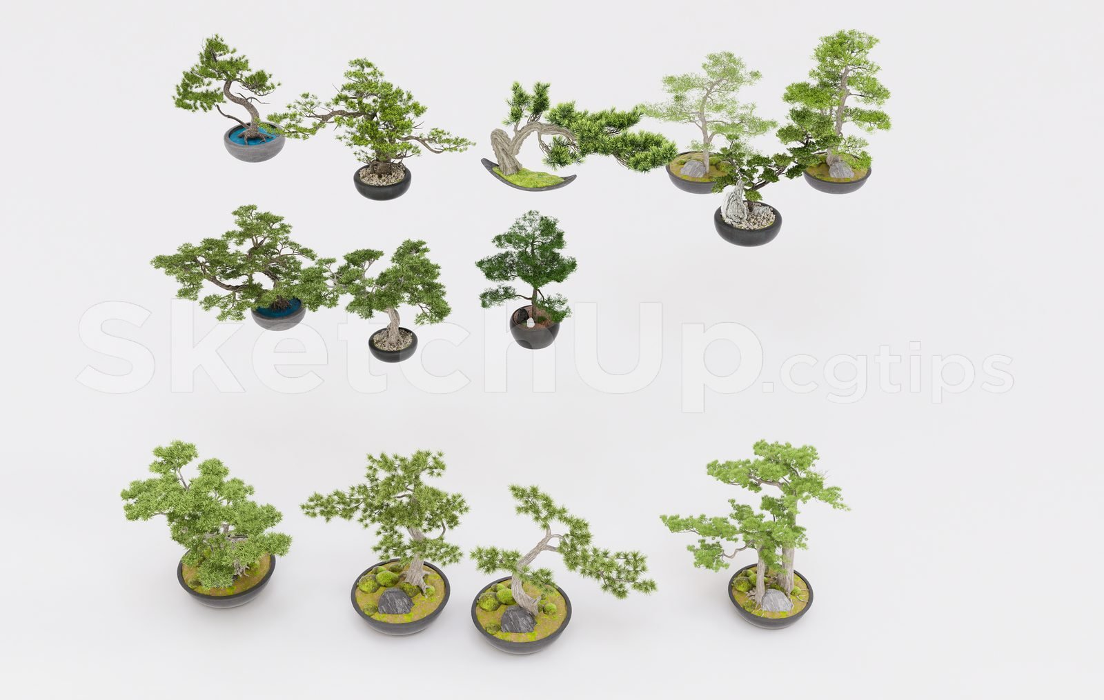 16002. تنزيل طراز شجرة Bonsai Free Sketchup (2)