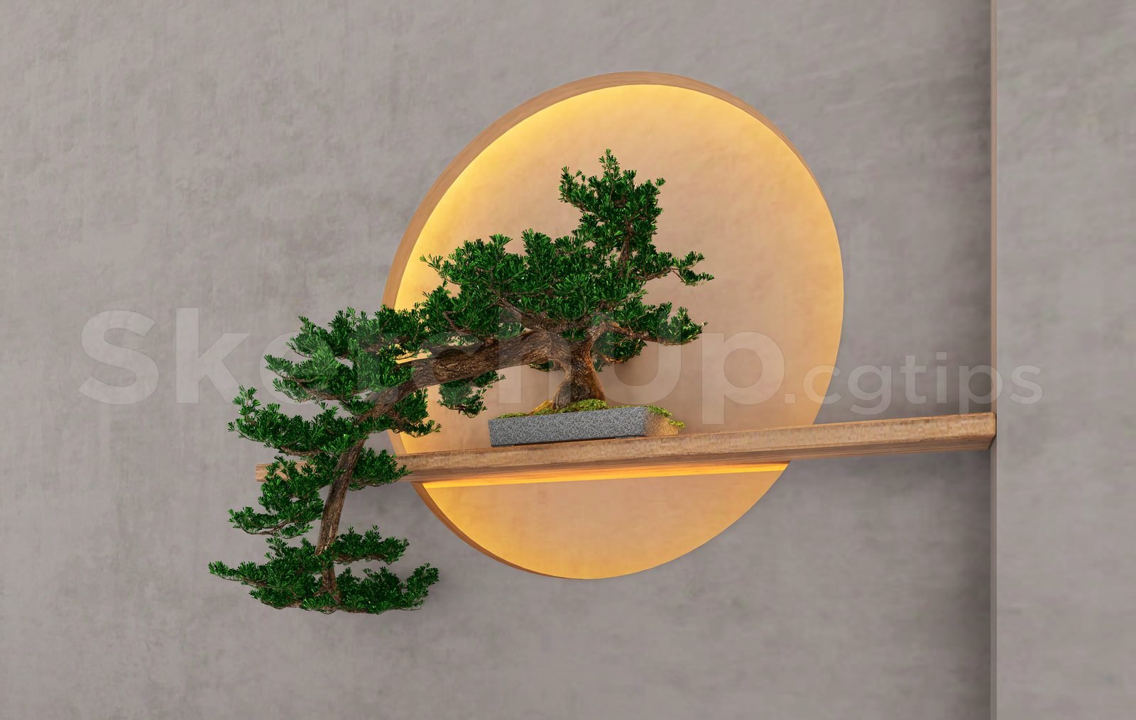 16094. تنزيل نموذج مجاني لبرنساي شجرة (2)