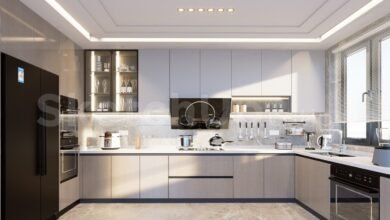 6965. تنزيل نموذج مجاني رسم للمطبخ