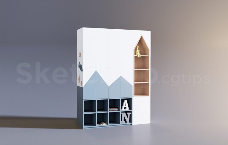 9204. تنزيل نموذج خزانة ملابس مجانية