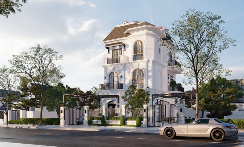 16166. Free Sketchup Villa Exterior Model Download By Thien Bao (1)