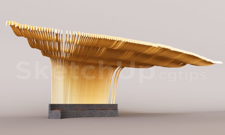 16213. Free Sketchup Technical Ceiling (trần Kỹ Thuật) Models Download (2)