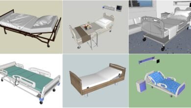 20474. تنزيل نماذج مستشفيات Sketchup Freed