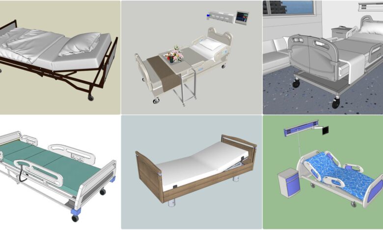 20474. تنزيل نماذج مستشفيات Sketchup Freed