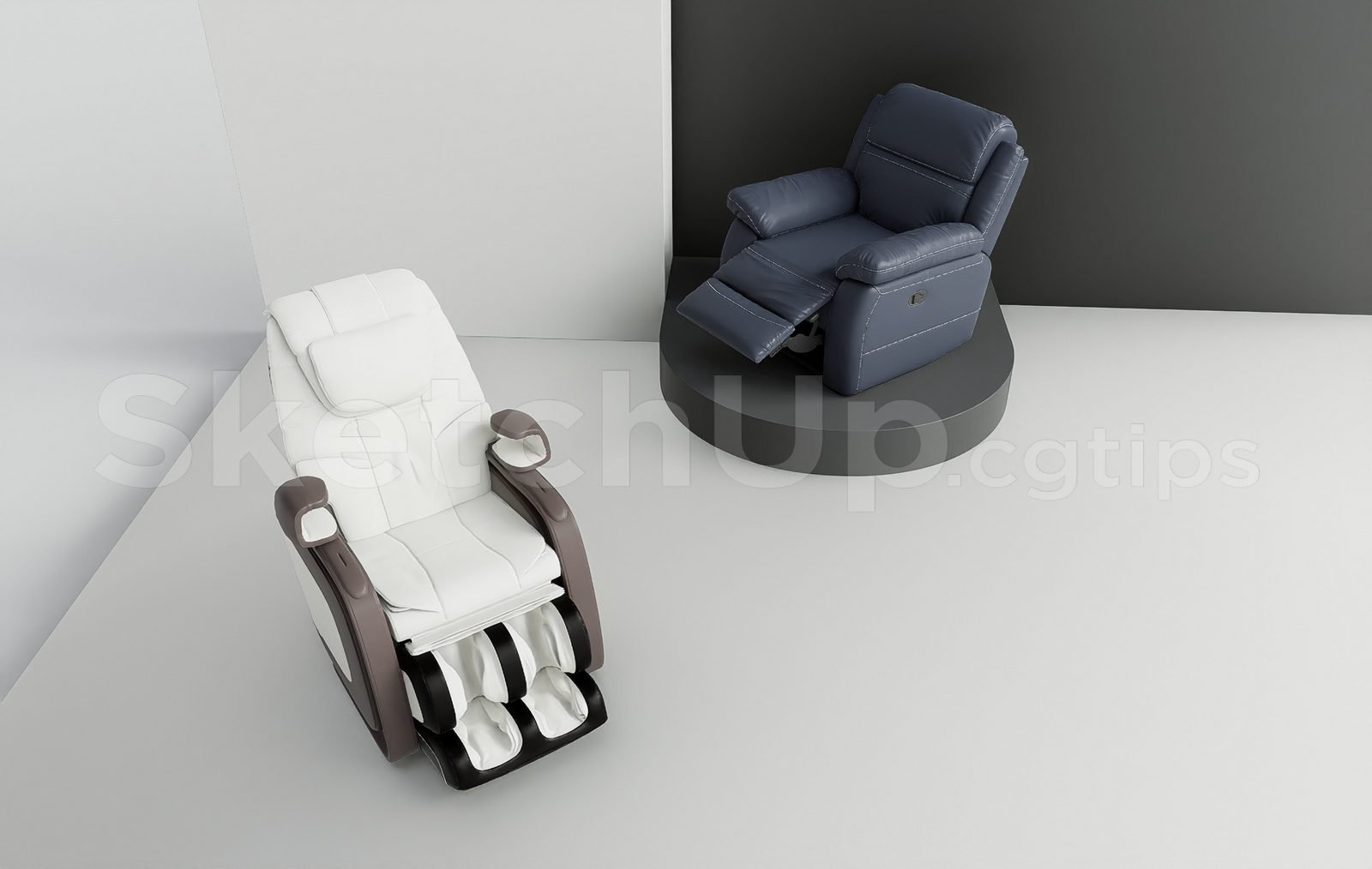 16438. تنزيل نموذج Sketchup Massage Chair (2)