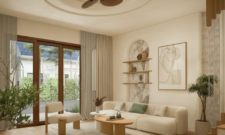 16592. Free Sketchup Living Room- Kitchen Interior Model Download By Viet Ho (1)