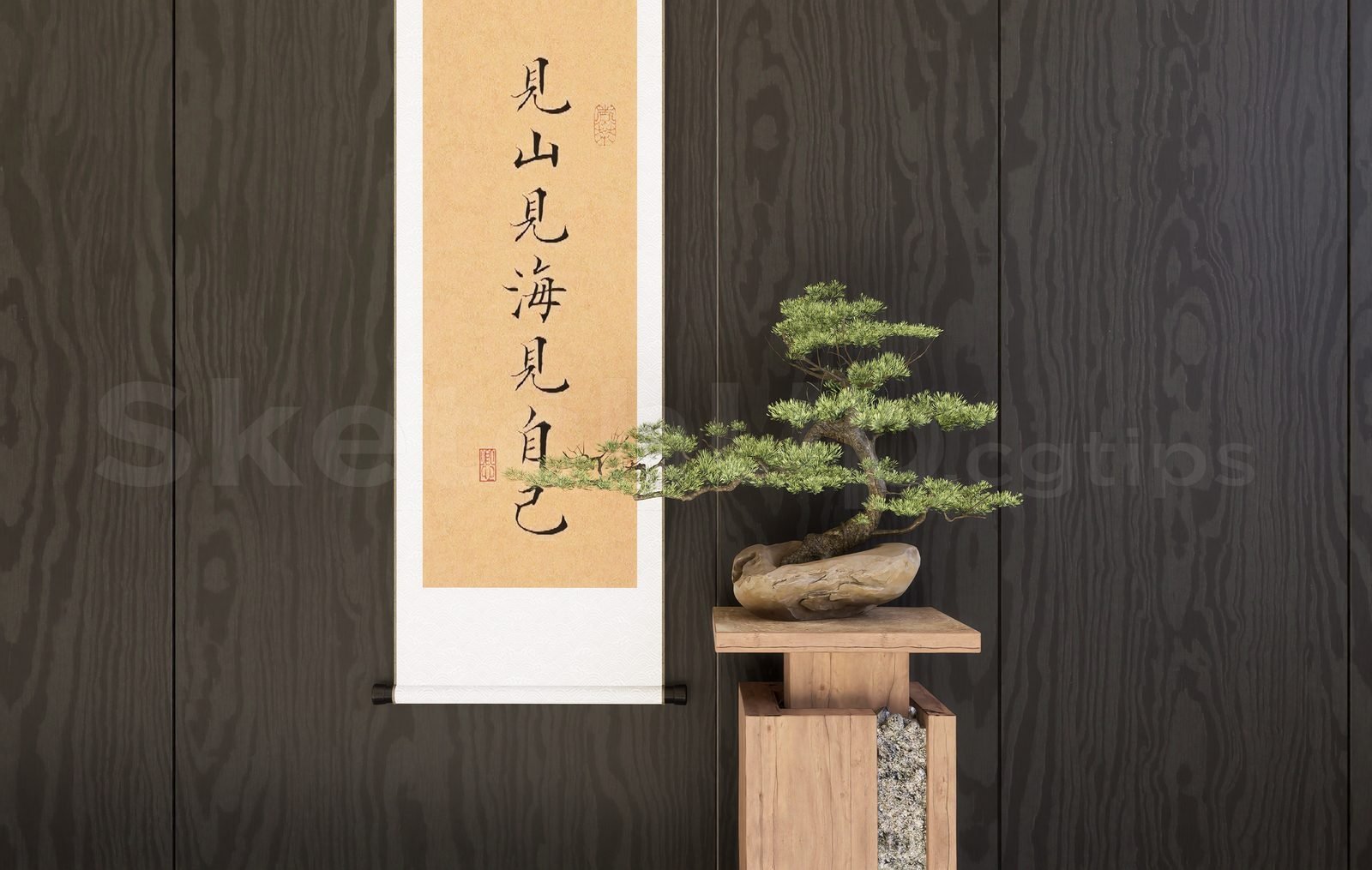 16599. تنزيل طراز شجرة Sketchup Bonsai (1)