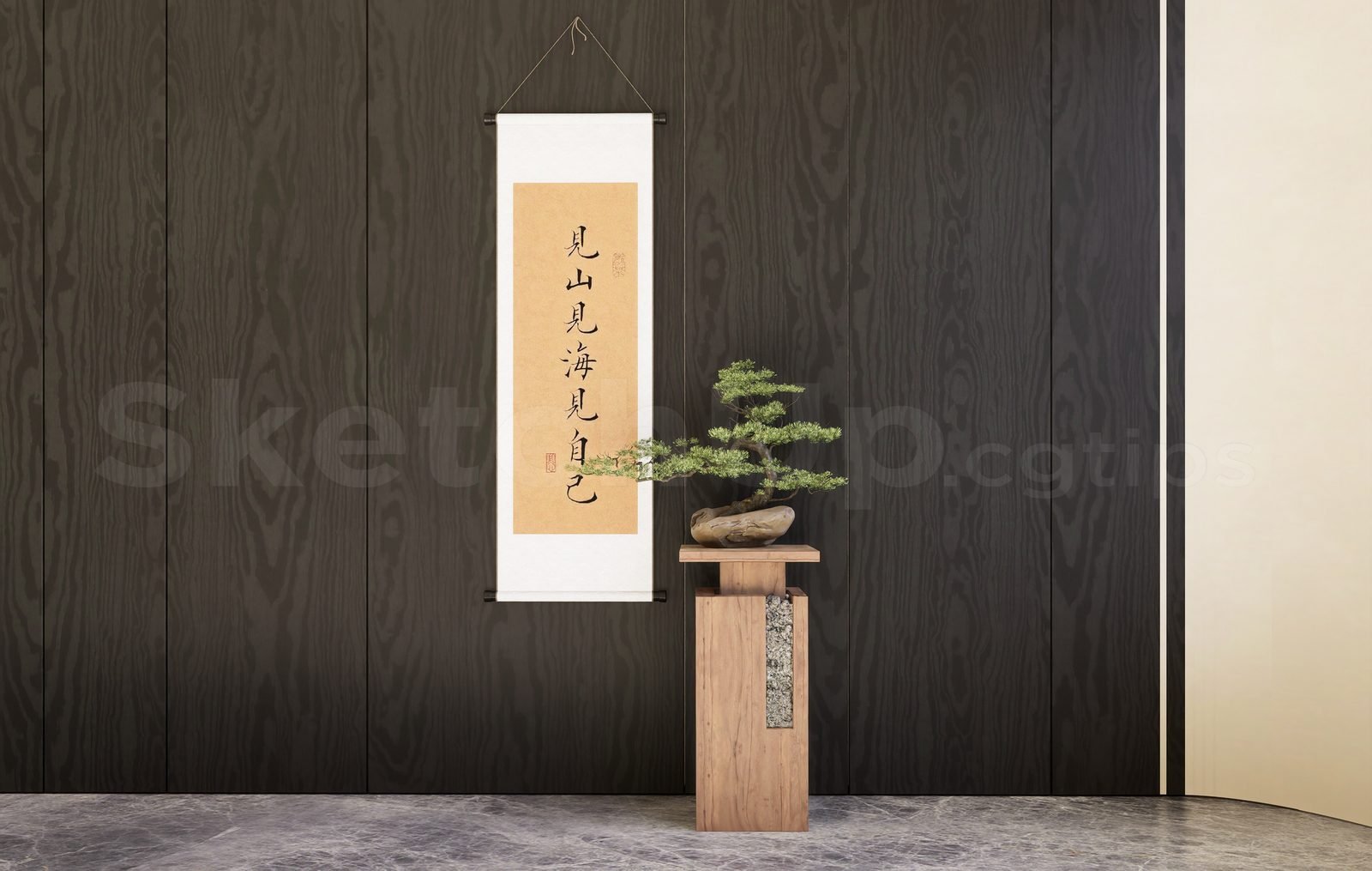 16599. تنزيل نموذج مجاني لـ Bonsai Tree Model (2)