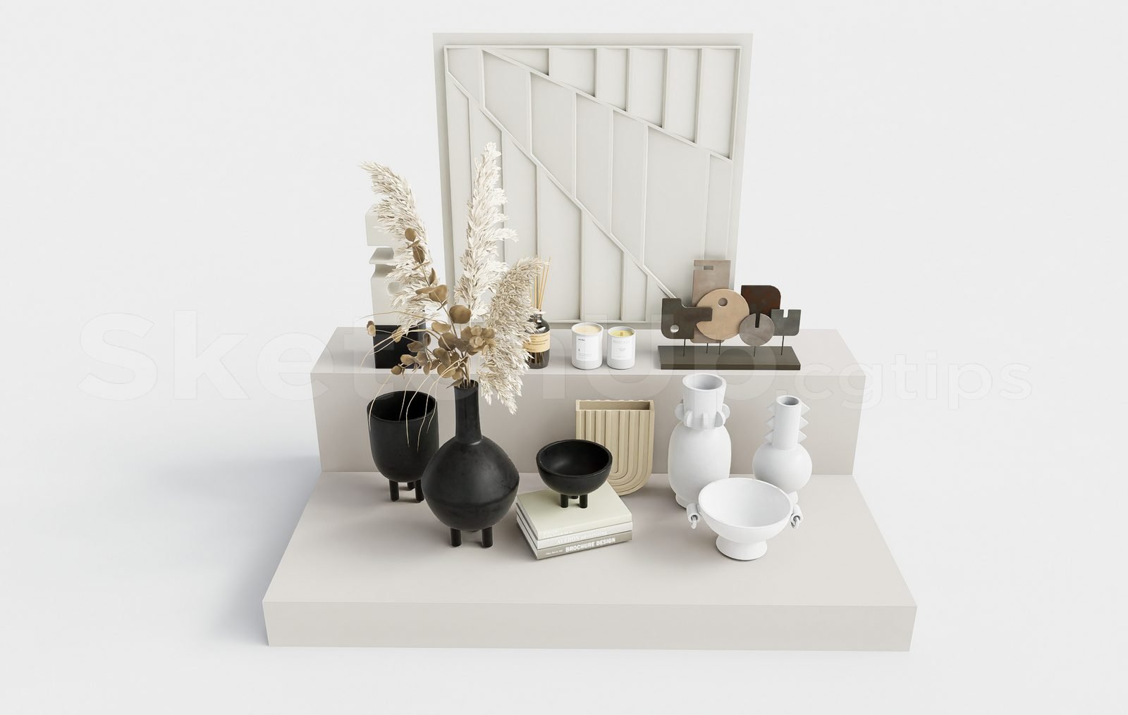 16621. تنزيل نموذج مجموعة زخرفية مجانية (1)