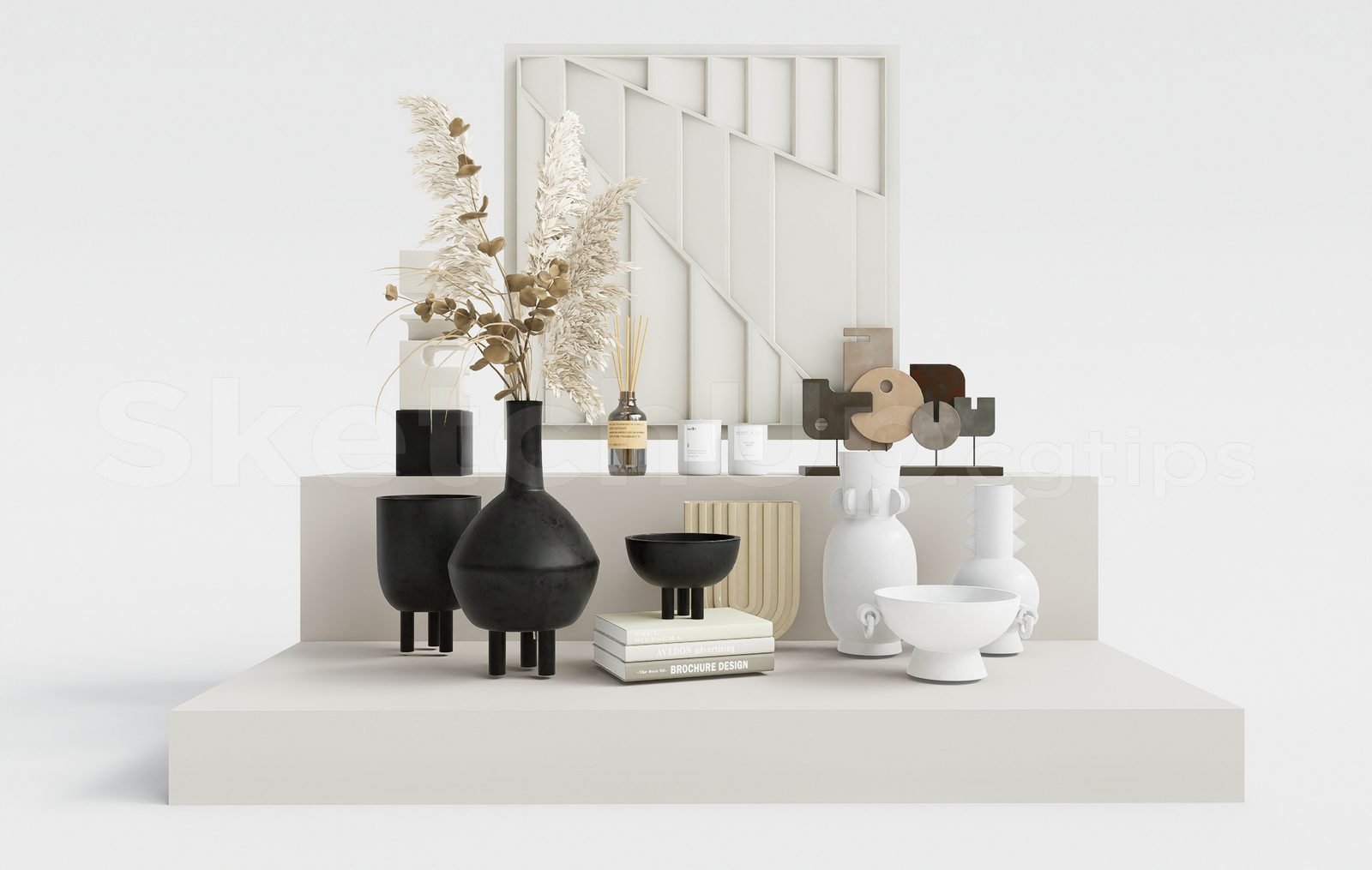 16621. تنزيل نموذج مجموعة زخرفية مجانية (2)