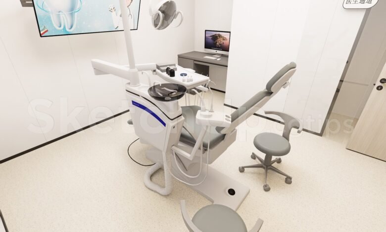 20543. Free Sketchup Dental Clinic Interior Model Download (2)