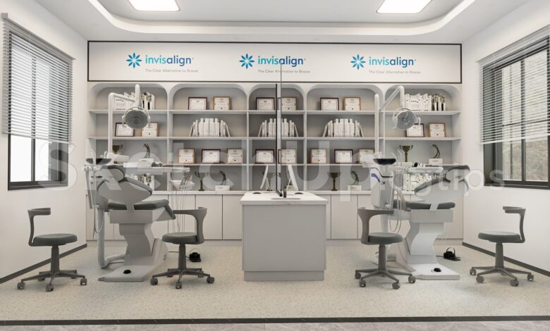 20562. Free Sketchup Dental Clinic Interior Model Download (2)