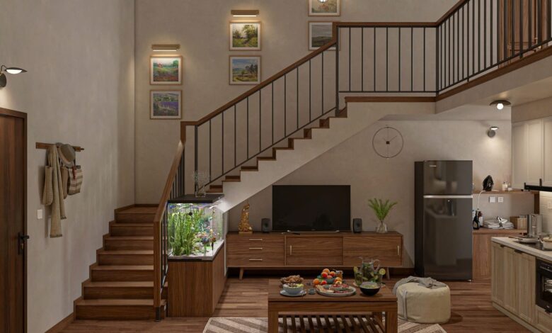 16756. Free Sketchup Apartment Interior Model Download By Tuan Anh (1)