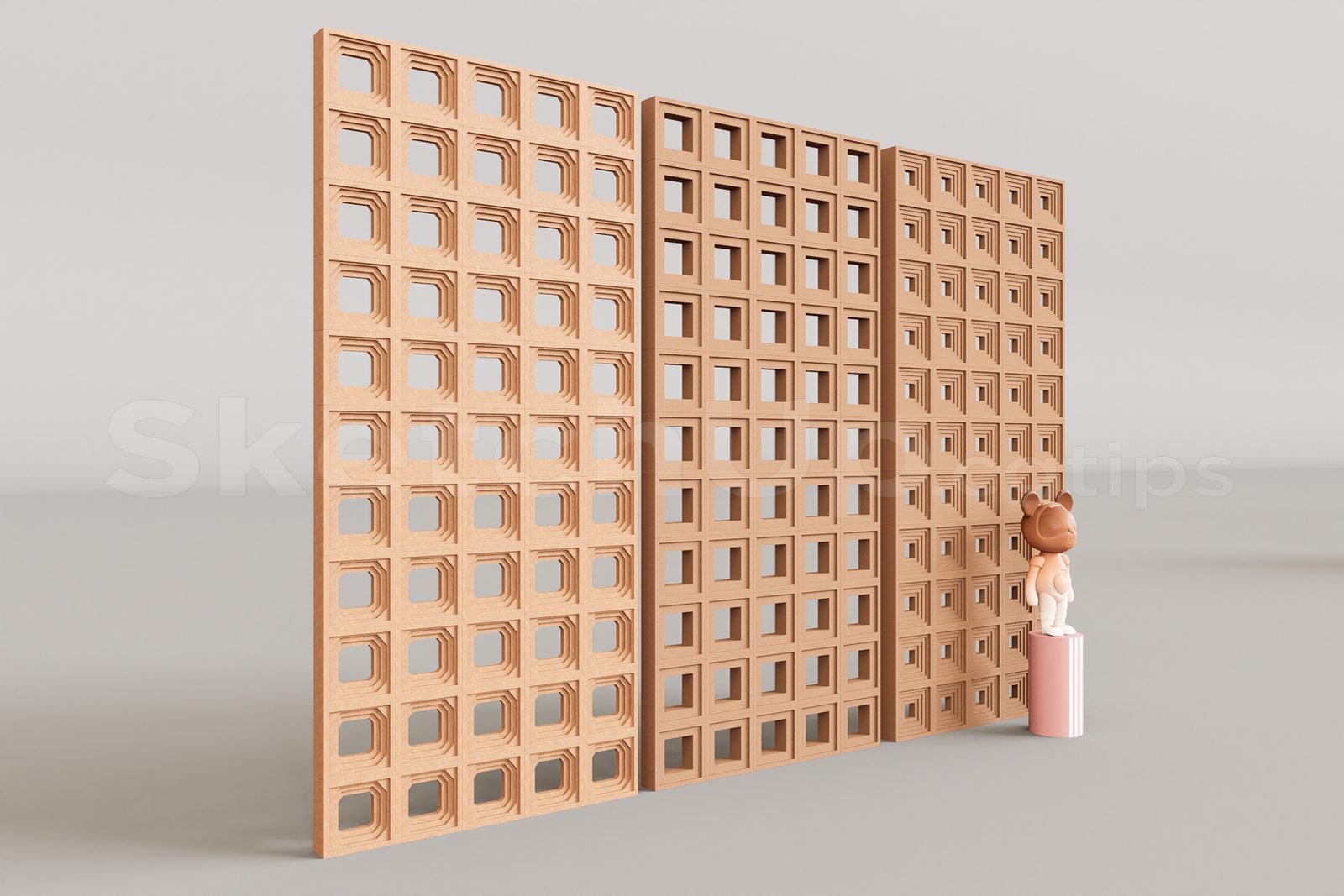 16765. تنزيل نموذج Sketchup Breeze Clocks (1)