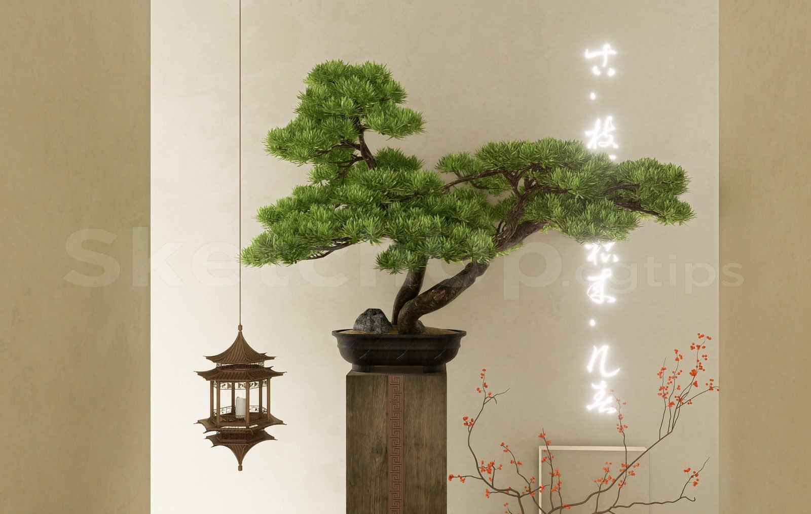 16797. تنزيل نموذج مجاني لـ Bonsai Tree Model (2)