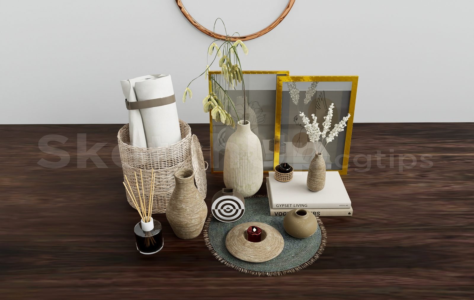 16837. تنزيل نموذج مجموعة زخرفية مجانية (2)