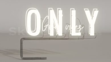 16848. Free Sketchup Neon Light Model Download (2)