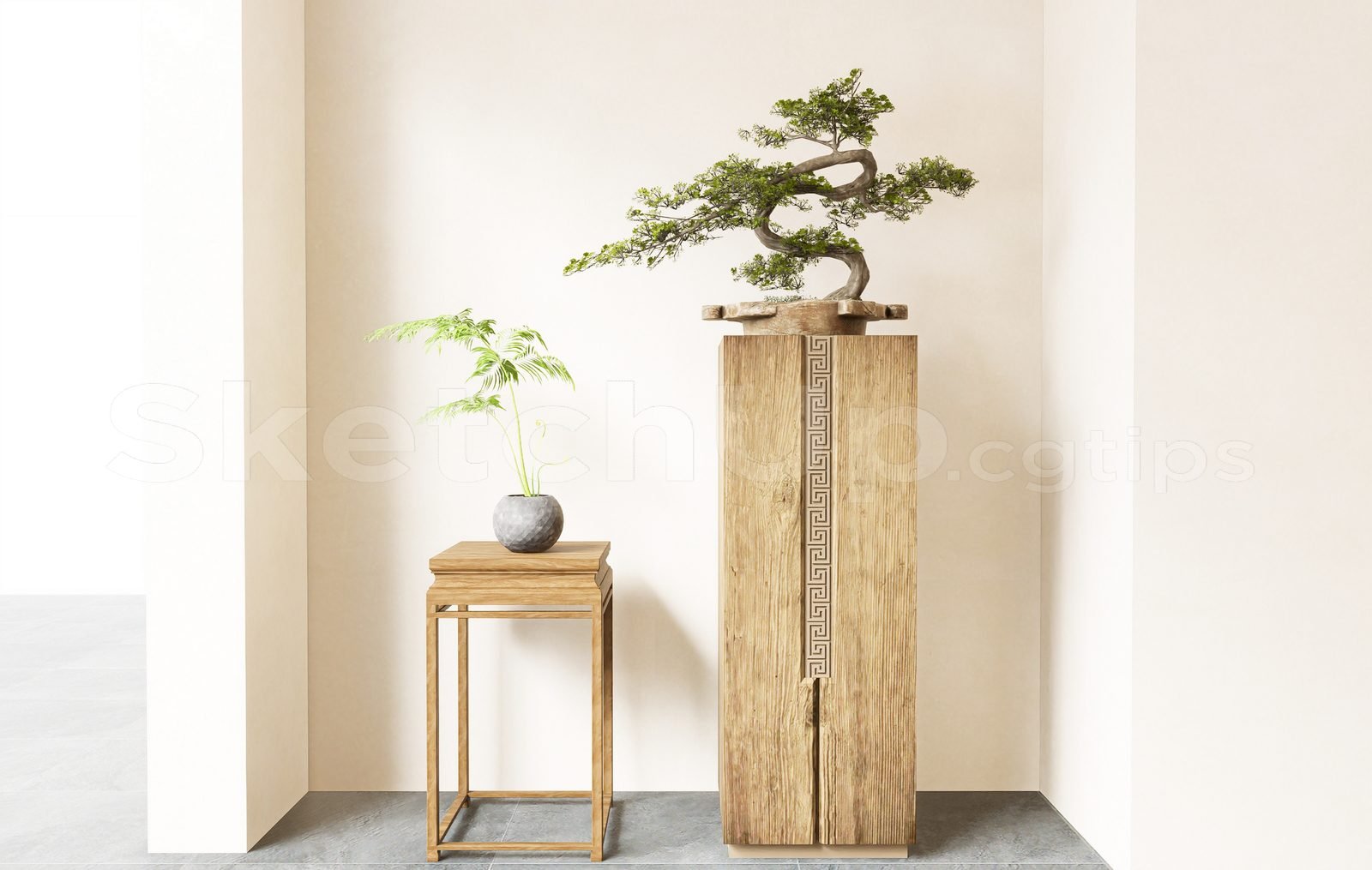 16911. تنزيل نموذج مجاني لبرنساي شجرة (2)